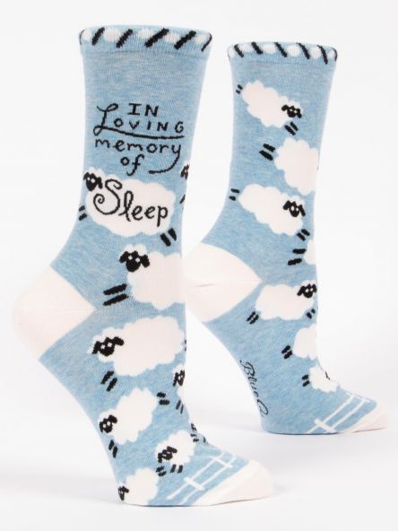 IN LOVING MEMORY OF SLEEP W-CREW SOCKS