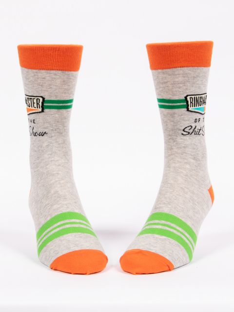 RINGMASTER OF THE SHIT SHOW M-CREW SOCKS