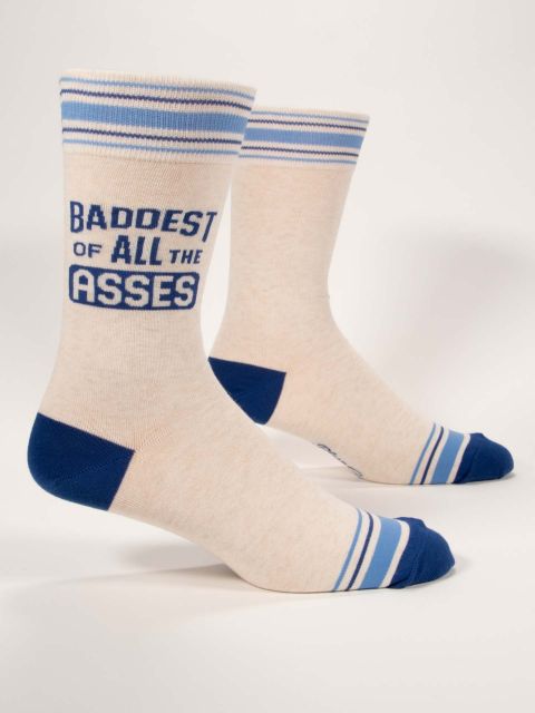 BADDEST OF ALL THE ASSES MEN'S SOCKS