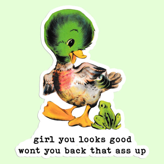 Back That Ass Up Sticker Decal