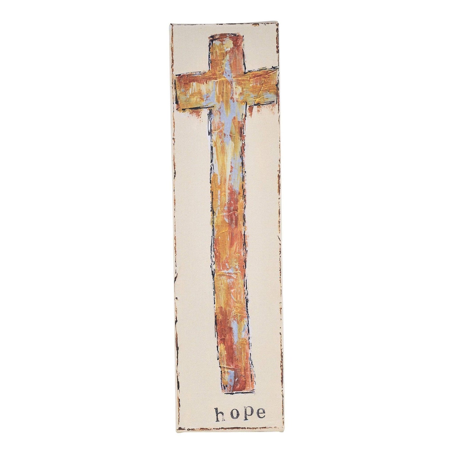 Glory Haus - Hope Gold Cross Canvas