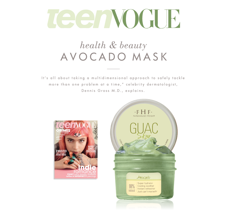 Guac Star® Soothing Avocado Hydration Mask Have one heck of a hydrating day.