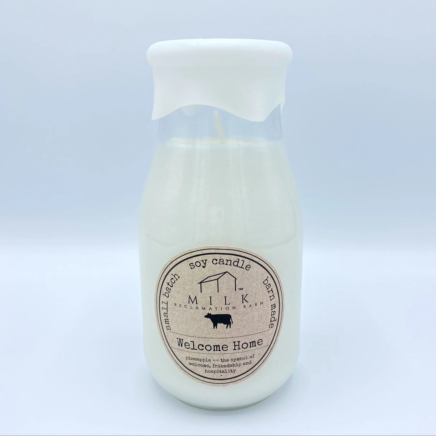 Welcome Home Milk Bottle Candle