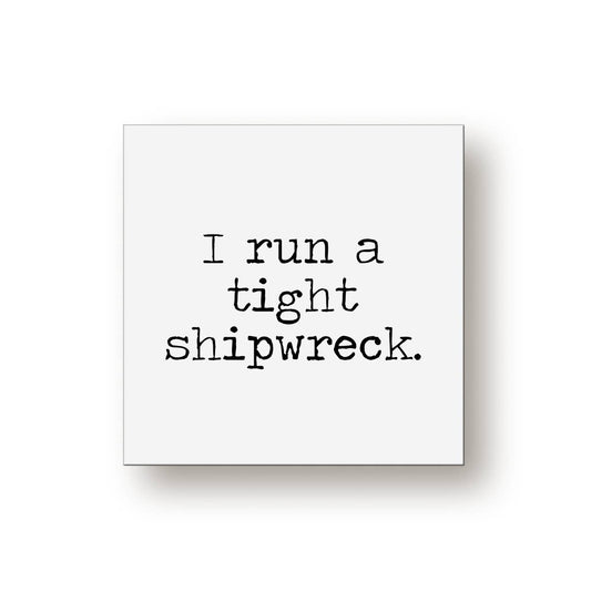 Shipwreck sign