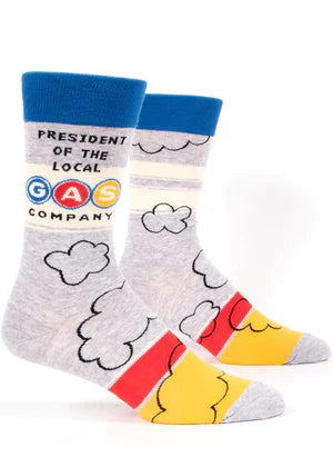 President of the Gas Company Men's Socks